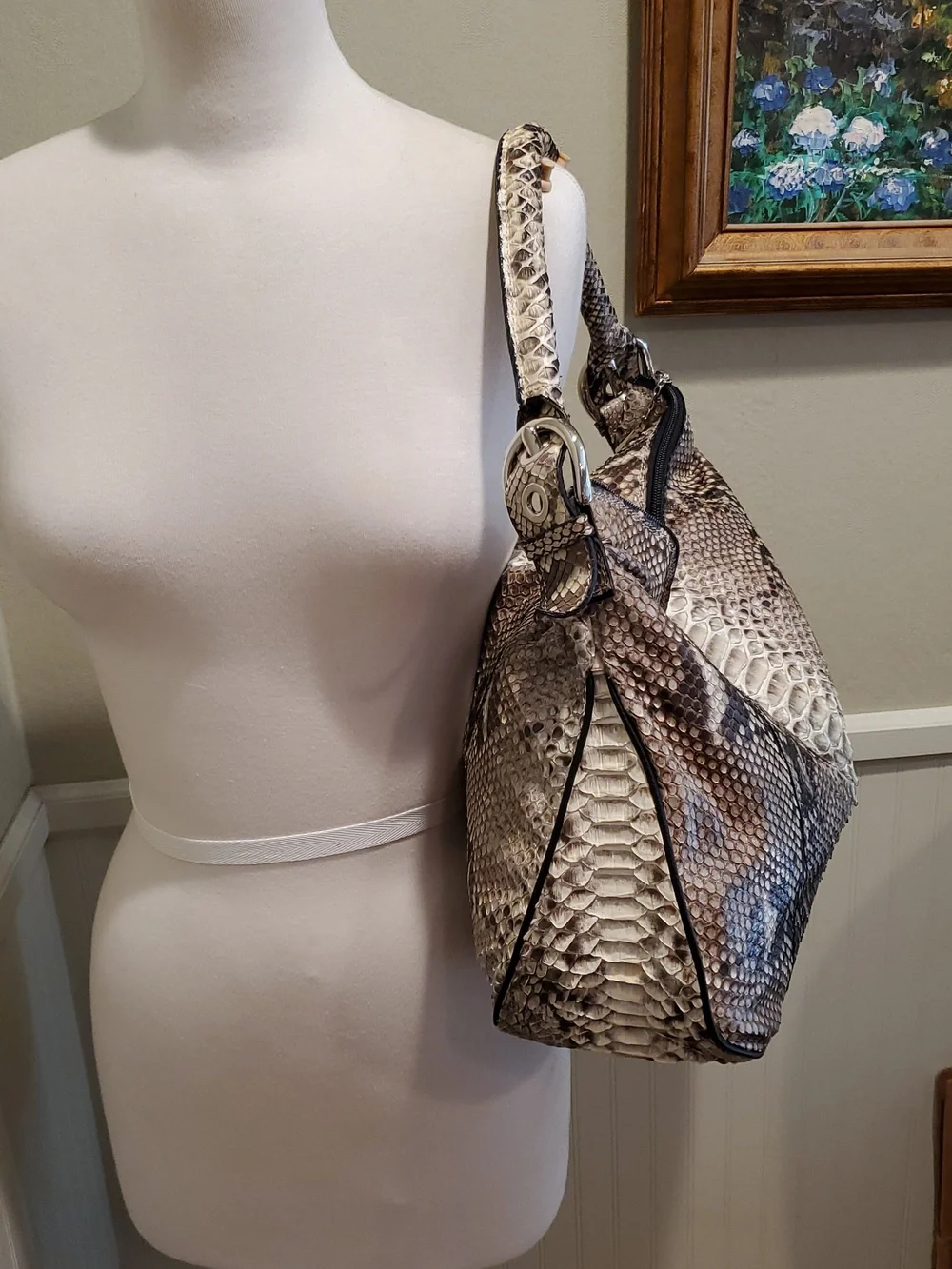Real Python Shoulder Bag - Picture 4 of 13